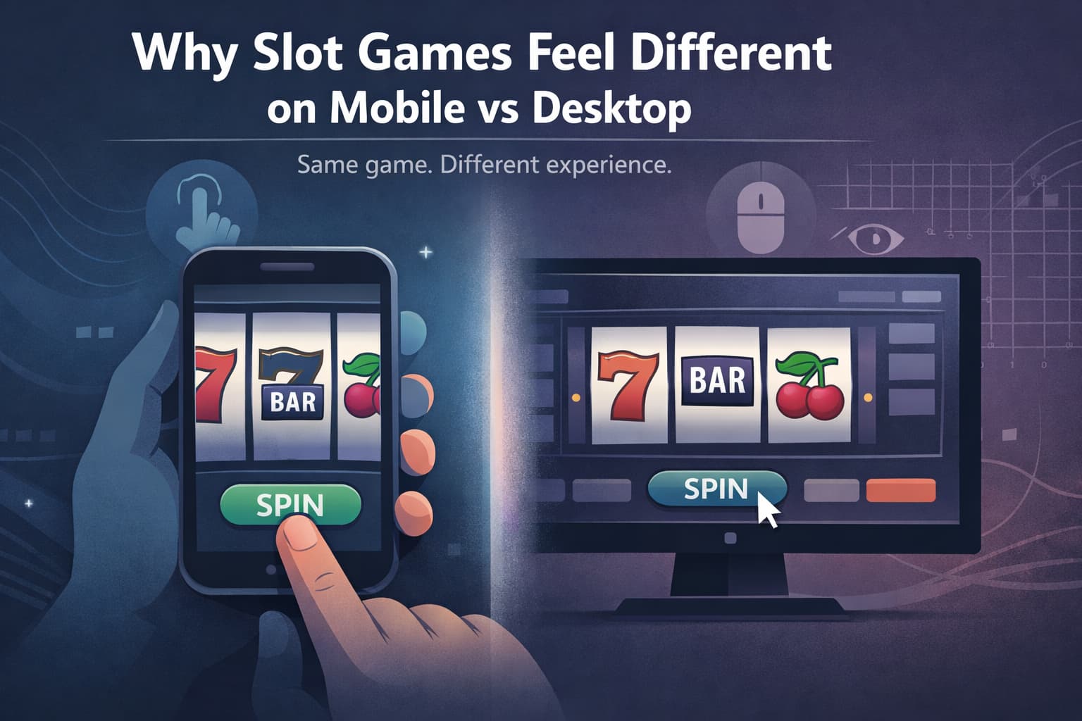 infographic showing mobile and desktop streams showing casino games